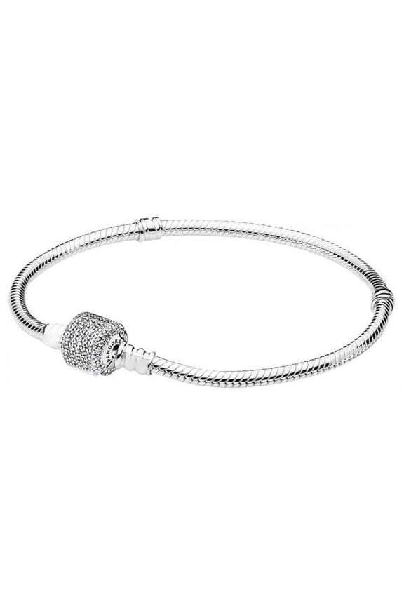 Sterling Silver Bracelet with Signature Clasp
