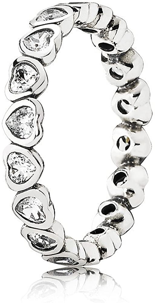 Sterling Silver CZ Heart Ring Pandora Forever More UK Ubuy