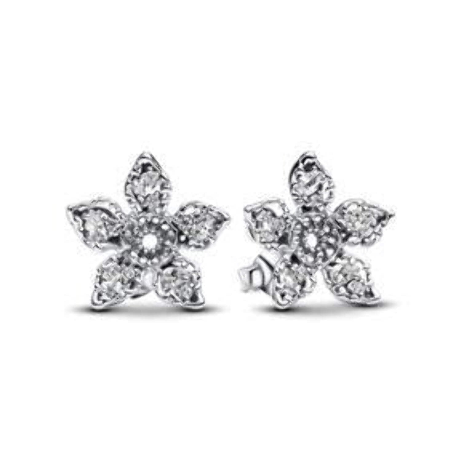 Pandora Stranger Things Demogorgon Stud Earrings 293573C01 - Sterling Silver, Cubic Zirconia