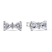 Pandora Timeless Sparkling Bow Stud Earrings