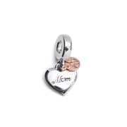 Pandora Two-tone Family Tree & Heart Dangle Charm
