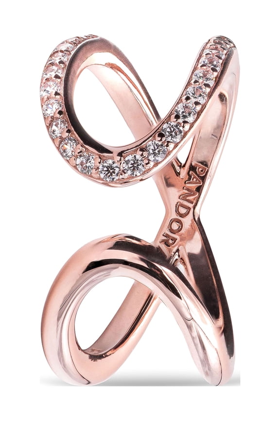 Wrapped Open Infinity Ring Size 56