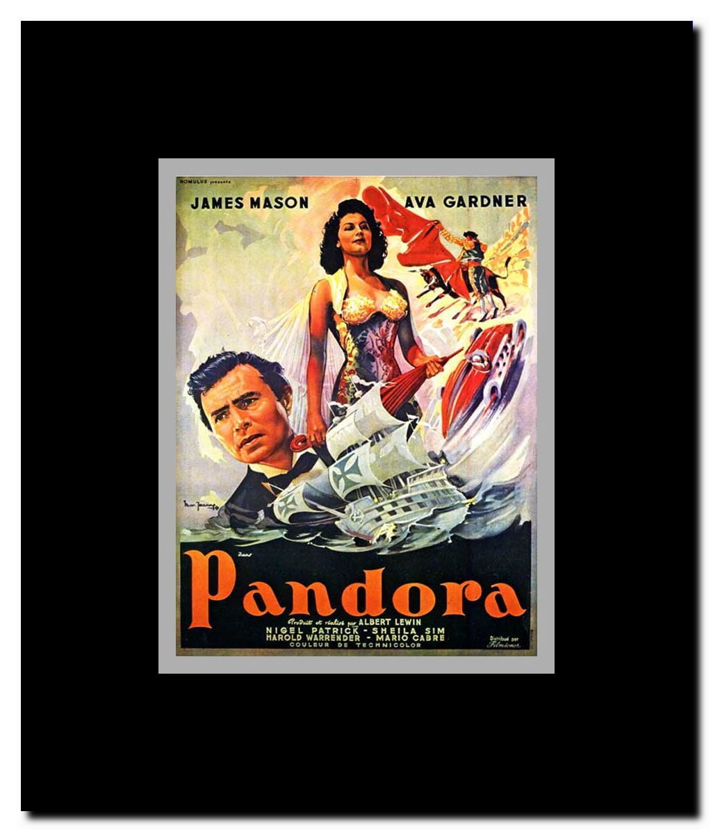 Pandora and the Flying Dutchman Framed Movie Poster