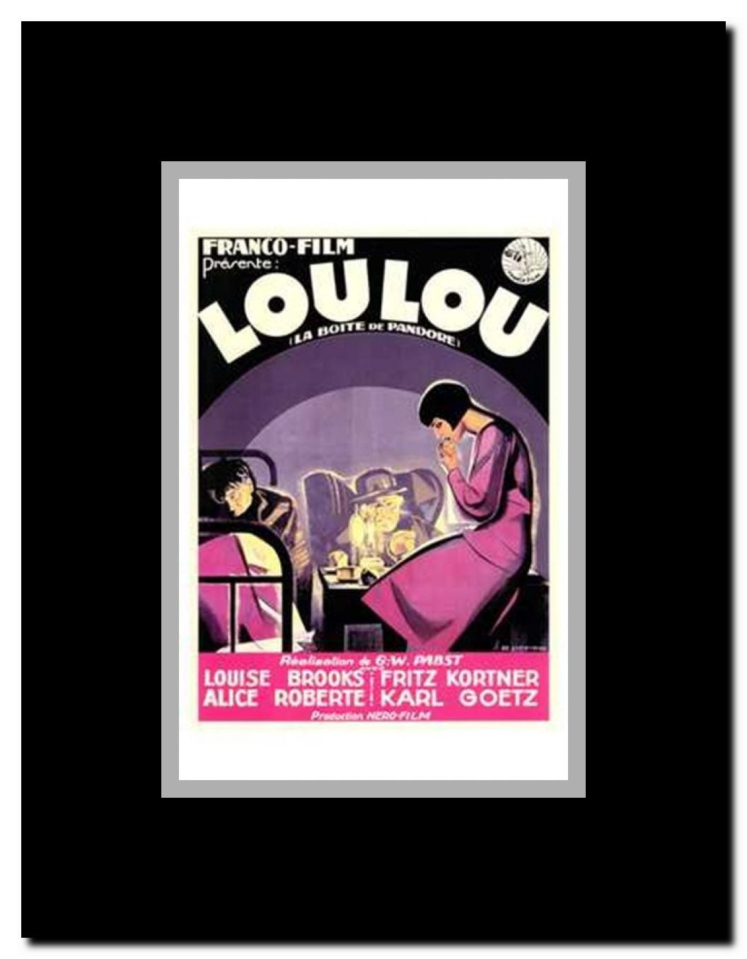 Pandora's Box Framed Movie Poster