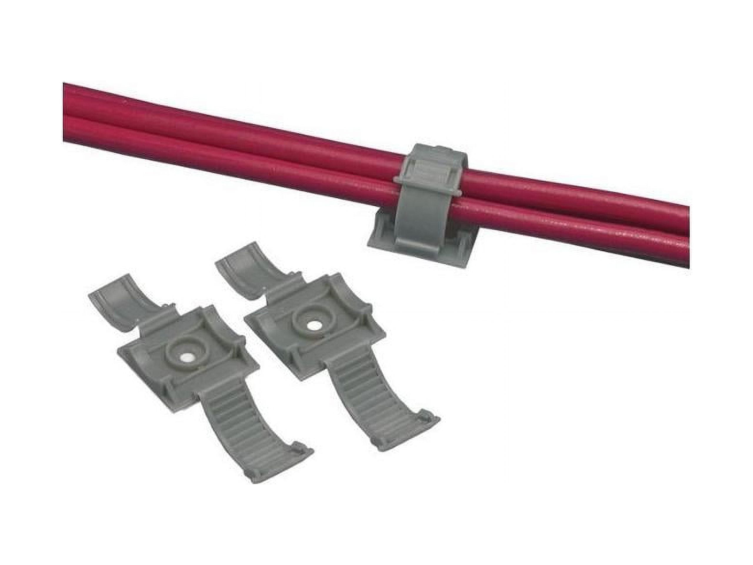 Panduit Adjustable And Releasable Clamp - Cable Clamp - Gray - 100 ...