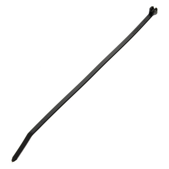 Panduit BT1.5M-C0 Dome-Top Barb Ty Cable Tie, Weather Cross Section, Curved Tip, 18lbs Min Tensile Strength, 1.5" Max Bundle Diameter, .046" Thickness, .095" Width, 6.3" Length (Pack of 100) CA1