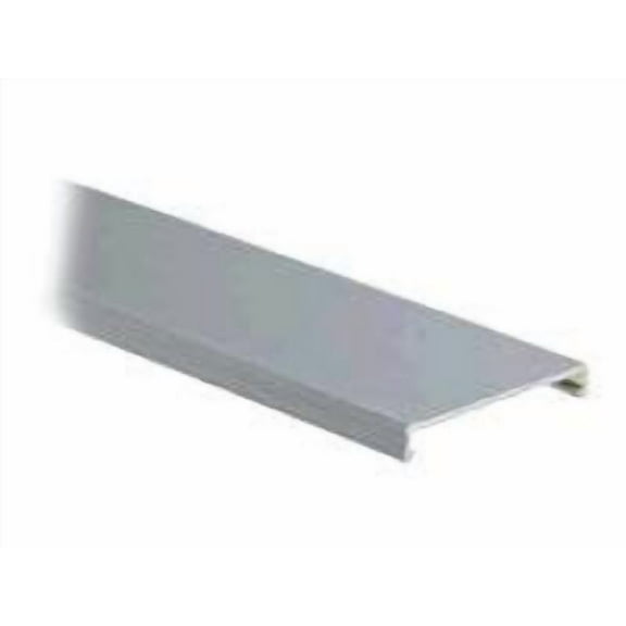 Panduit C4LG6 Wiring Duct Cover, PVC, Light Gray