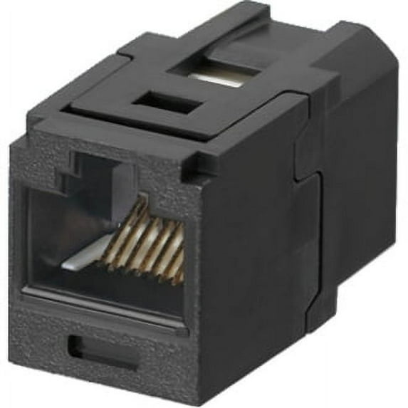 Panduit CC5E88BL Panduit CC5E88BL Cat.5e UTP Coupler Module - 1 x RJ-45 Female - Black