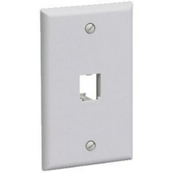 Panduit CFP1IW 1-Gang Mini-Com Accepts Classic V Faceplate, Off-White