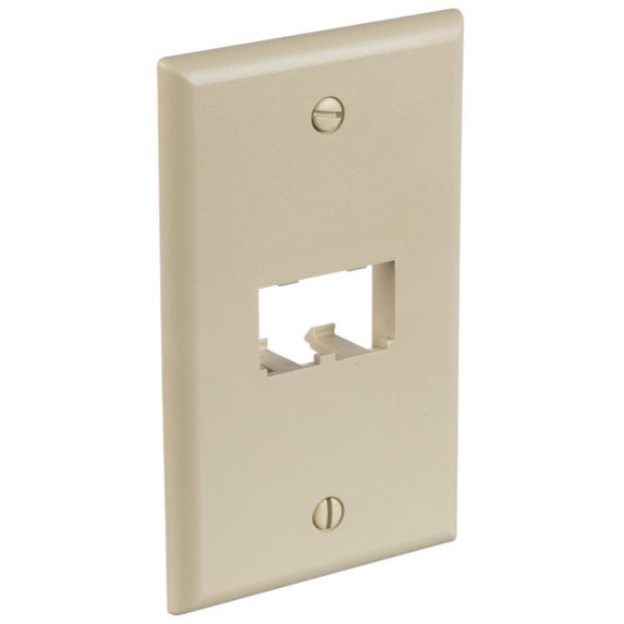 Mini Electric Made Panduit CFP2EI 2-Port Mini-Com Single-Gang Faceplate, Classic Series ...