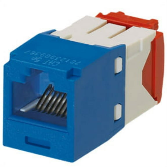 Panduit CJ5E88TGBU Category-5E 8-Wire TG-Style Jack Module, Blue