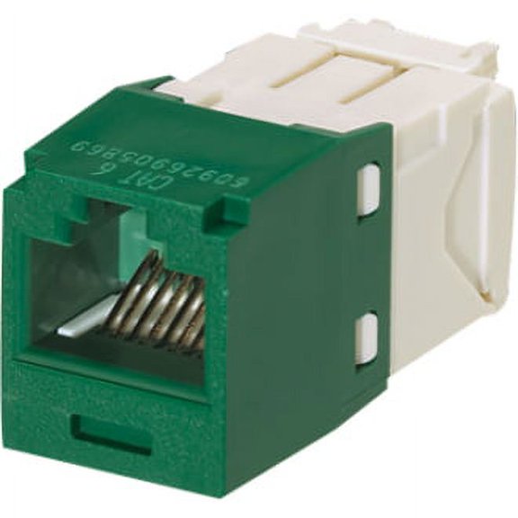 Panduit Mini-Com TX6 Plus Cat6 Modular Insert, RJ45 Ethernet Keystone Jack, Gray