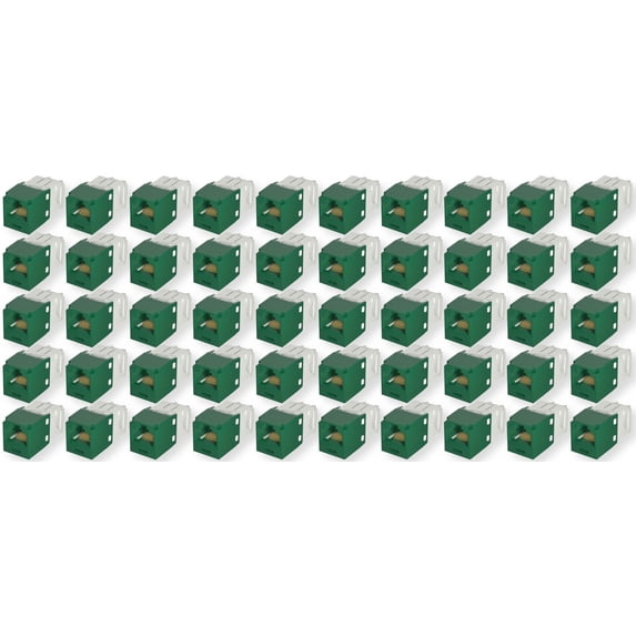Panduit CJ688TGGR Category 6 TX6 PLUS Mini-Com UTP Jack Modules (Pack ...