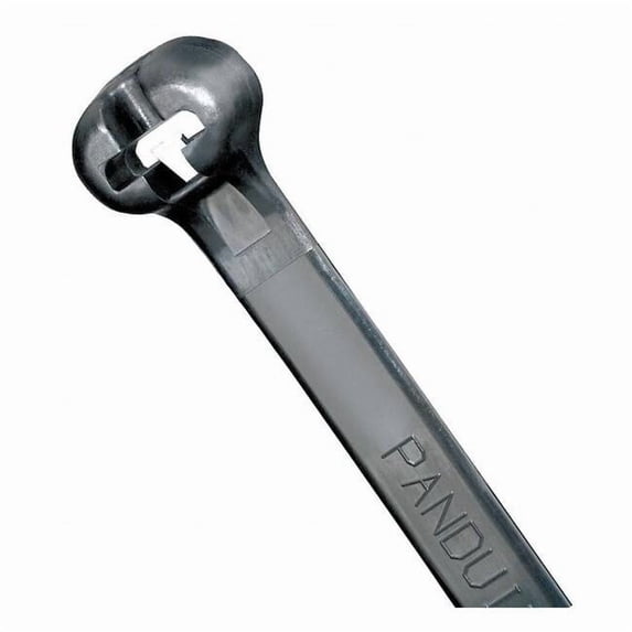 Cable Tie, 8 in L, 2 in Max Bundle Dia., Black, Nylon 6/6, 18 lb Strength, 1000 PK BT2M-M0