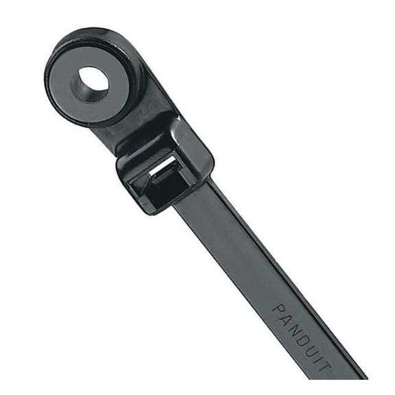 Panduit Cable Tie,7.9 in,Nylon,Black,PK100 PLC2S-S10-C0