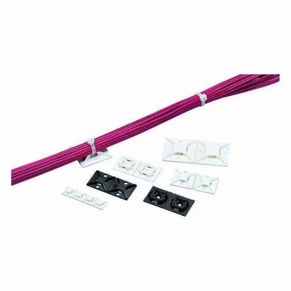 Panduit Cable Tie Mount,Adhesive Backed,PK500 ABM2S-AT-D0
