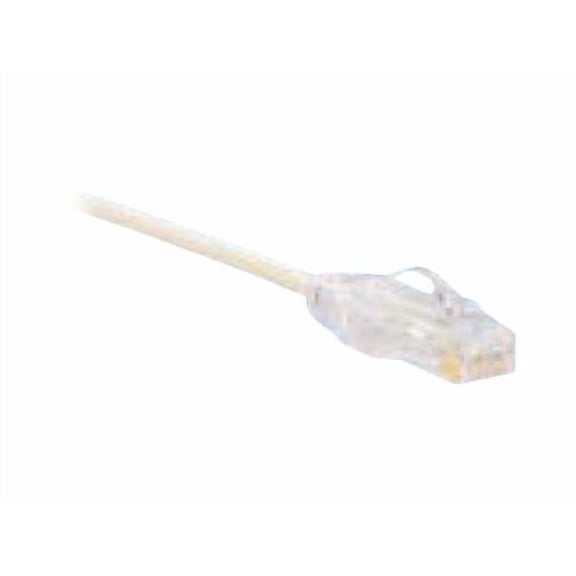Panduit TX6-28 Category 6 Performance - Patch cable - RJ-45 (M) to RJ-45 (M) - 7.9 in - UTP - CAT 6 - IEEE 802.3af/IEEE 802.3at/IEEE 802.3bt - booted, halogen-free, snagless, stranded - off white