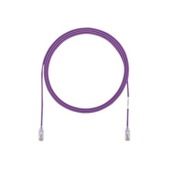 Panduit TX6-28 Category 6 Performance - Patch cable - RJ-45 (M) to RJ-45 (M) - 3.7 m - UTP - CAT 6 - IEEE 802.3at - booted, halogen-free, snagless, stranded - violet