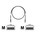 thumbnail image 1 of Panduit TX6 10Gig - Patch cable - RJ-45 (M) to RJ-45 (M) - 49 ft - STP - CAT 6a - booted, stranded - black, 1 of 2