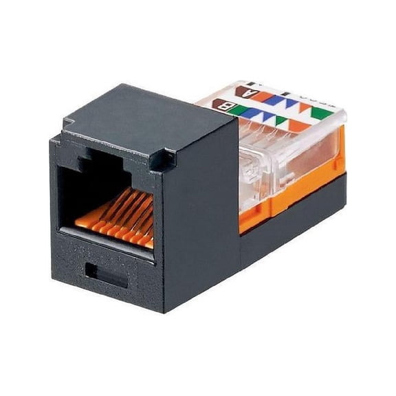 Panduit Category 5e RJ45 Leadframe 8-position 8-wire Universal Module Black CJ588BLY