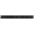 thumbnail image 1 of Panduit Coupler Patch Panel - Patch Panel - Black - 1u - 19" - 24 Ports, 1 of 2