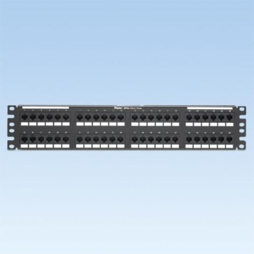 Panduit Patch Panel,Cat 6,Rack Mt,48 Port DP48688TGY