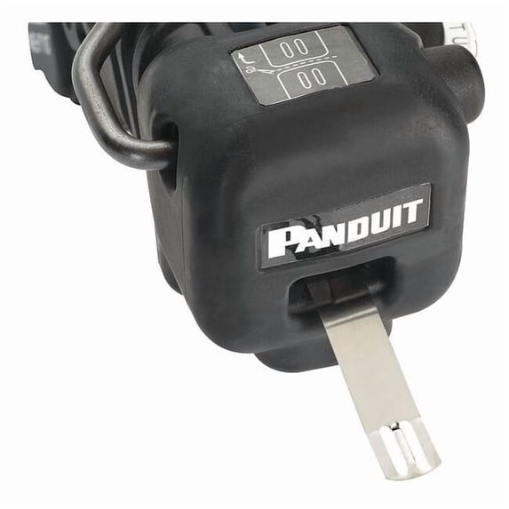 Panduit Embosser Label Tape, Aluminum, 16 ft H x 1/2 in W, Natural, 10 PK META-X