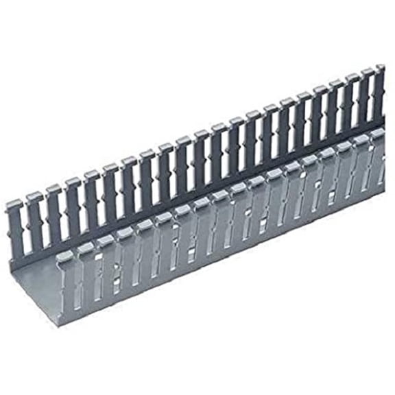 Panduit - F4X5LG6 - Narrow Slotted Duct PVC 4 X 5 X 6ft   - (6 Feet)