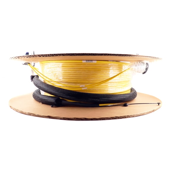 Panduit F9UYP5E5EAAF340 Fiber Cable, 24F, MPO F-MPO F, CMP, OS1/OS2 Small Diameter, Yellow, 340-Feet