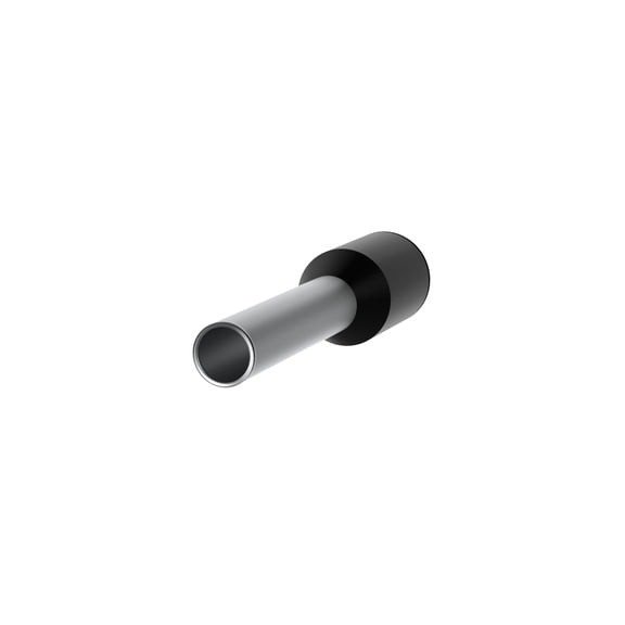 Panduit FSD78-10-D Polypropylene Insulated Ferrules, Single Wire Black Din End Sleeve, 16 AWG, 0.39" Pin Length, Pack of 500 CA3