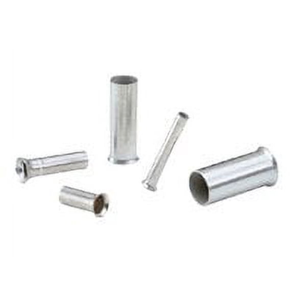 Panduit Ferrule, 10 AWG, Non-Insul, 15/32in., PK1000 F82-12-M