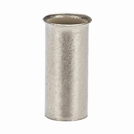 Panduit Ferrule, 8 AWG, Non-Insul, 15/32in., PK500 F83-12-D