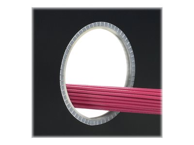Panduit Grommet Edging Slotted - Cable grommet edging - 100 ft - natural