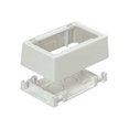 thumbnail image 1 of Panduit JB1FSWH-A 1-Gang Snap Together Outlet Box, White, 2-Piece, 1 of 2