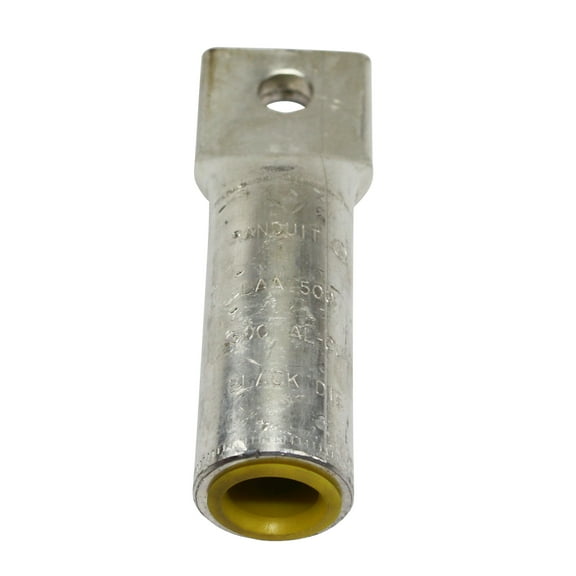 Panduit Laa500-12-2 Code Conductor Lug, One Hole, Aluminum, 500 Kcmil Aluminum/Copper Conductor Size