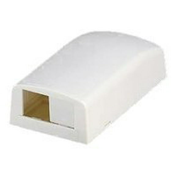 Panduit MINI-COM - Surface mount box - off white - 2 ports