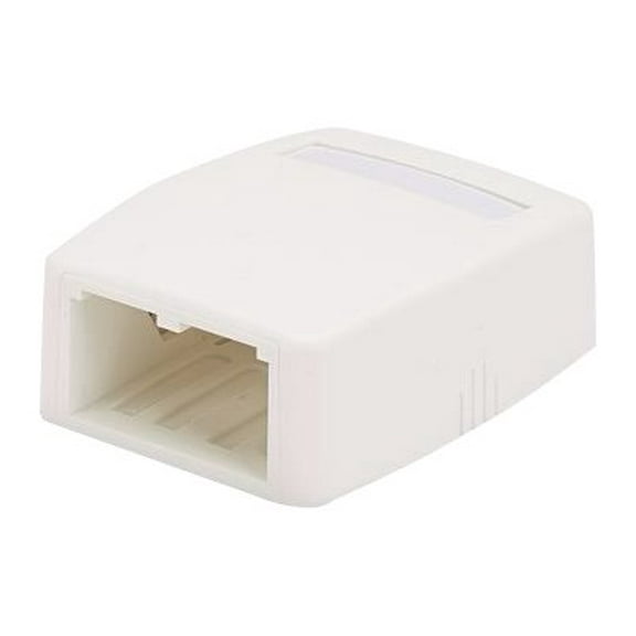 Panduit MINI-COM - Surface mount box - surface mountable - off white - 4 ports