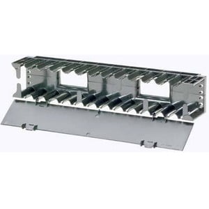Panduit NetManager Horizontal Single-Sided Cable Manager, 2RU, 3.7 in. Depth