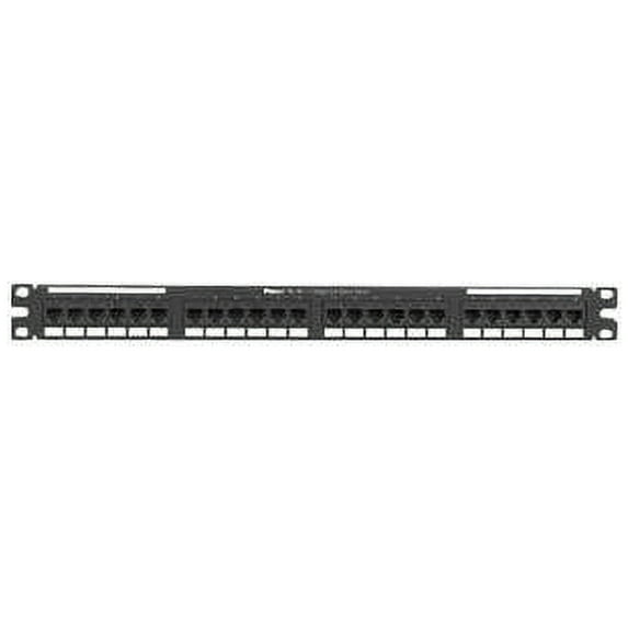 Panduit - NK6PPG24Y - Panduit NK6PPG24Y 24-Port Network Patch Panel - 24 x RJ-45 - 24 Port(s) - 24 x RJ-45 - 24 x RJ-11