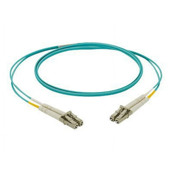 Panduit NetKey - Patch cable - LC single-mode (M) to LC single-mode (M) - 3 m - fiber optic - duplex - 9 / 125 micron - OS2 - riser - yellow