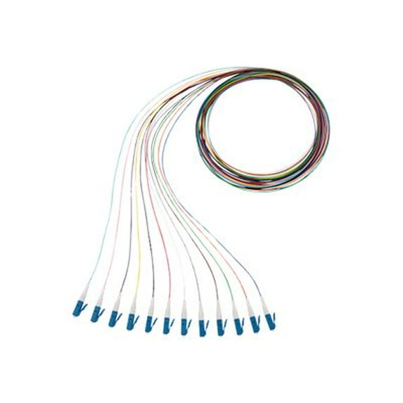 Panduit NetKey - Pigtail - LC single-mode (M) - 1 m - fiber optic - 9 / 125 micron - OS2