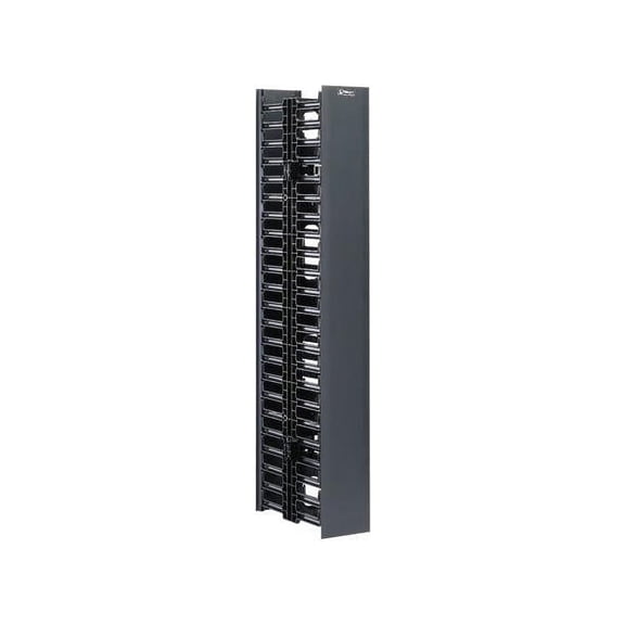 Panduit Netrunner Vertical Cable Management - Rack Cable Management Panel (vertical) - Black - 22u