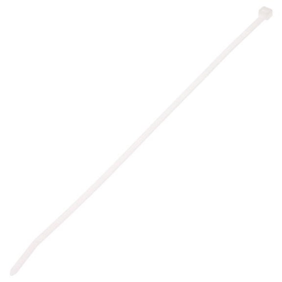 Panduit PLT2I-C Pan-Ty Cable Tie, Nylon 6.6, Intermediate Cross, Curved Tip, Plenum-Rated, 40lbs Min Tensile Strength, 2" Max Bundle Diameter, .045" Thickness, .142" Width, 8" Length (Pack of 100)