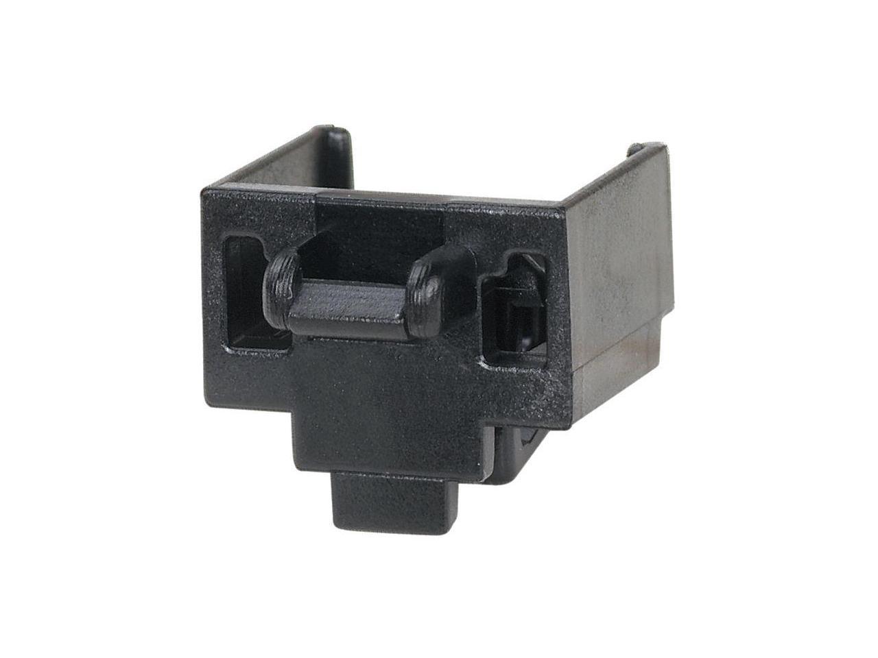 Panduit - PSL-DCJB-BL-C - Panduit Network Faceplate - Black - Walmart.com