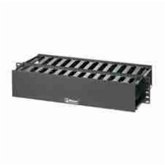 Panduit Patchlink Horizontal Cable Manager - Rack Cable Management Kit (horizontal) - Black - 2u - 19"
