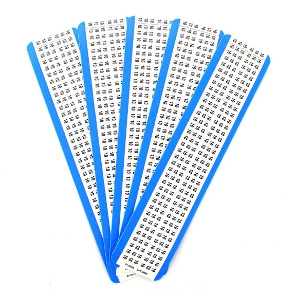 Panduit Pcm-10 Pan-Code Pre-Printed "10" Pcm Vinyl Cloth Marker Cards (5 Pack)