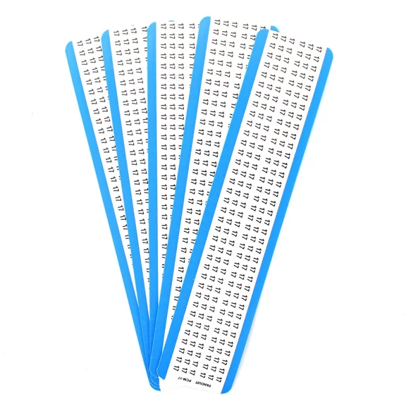 Panduit Pcm-17 Pan-Code Pre-Printed "17" Pcm Vinyl Cloth Marker Cards (5 Pack)