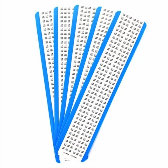 Panduit Pcm-18 Pan-Code Pre-Printed "18" Pcm Vinyl Cloth Marker Cards (5 Pack)