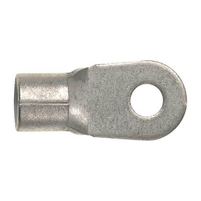 Panduit Ring Terminal,Bare,8 AWG,8 AWG,PK25 P8-14R-Q