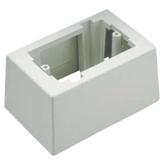 Panduit JB1DWH-A SGL GANG ONE PIECE DEEP OUTLET BOX
